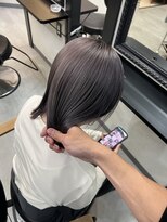 エス 天満店(esu) KR63ダークグレー/暗髪/グレージュカラー/髪質改善/グレーカラー