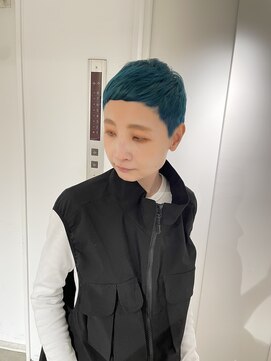 エンドリンク(endlink) ベリショ×エメラルドグリーンカラー