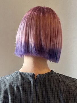 ボコカ(bococa) ピンクヘア/ボブ/デザインカラー
