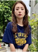 ラフウェーブ×ウェットスタイリング
