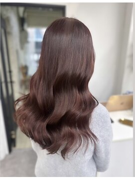 リア(riah) ブリーチなしダブルカラーレイヤーカット韓国ヘア