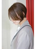 サロンワーク×前下がりショート