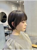 【number山崎】ショートボブ/丸みショート