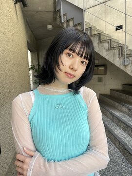 メゾンアクア 表参道(Maison ACQUA) ◎ボブ似合わせカットウェーブミディアムメルティーカラー