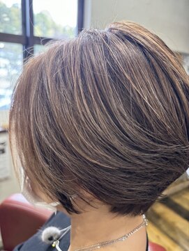 ヘアーハピネス ハート(hair happiness heArt) 白髪ぼかしハイライト脱白髪染め30代40代50代ピンクブラウン