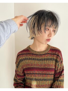 スプリング ウシワカマル(SPRING@ushiwakamaru) ・ボブウルフ×インナーカラー