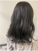 韓国カラーアッシュネイビーグレージュ　日吉