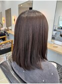 酸性ストレートで髪質改善