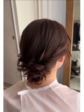 シニヨンアレンジ