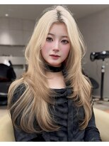 ロンドガーネット 池袋(Lond garnet)&nbsp;/イメチェン外ハネボブ美髪ワイドバングレイヤー縮毛矯正/池袋