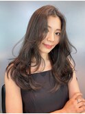 美髪ロング顔周りレイヤー_F0332