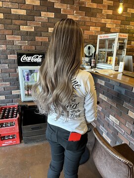 レオクマ(REOKUMA) シャドールーツ/バレイヤージュ/海外風カラー