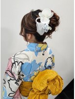 ベルグロー 北新地上通り店(BELLEGROW)&nbsp;浴衣ヘア高めアップ