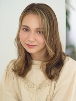 ルクスドレ 新宿(Luxe doree')&nbsp;★外ハネボブ/シースルーバング/菱形ボブ/ペールベージュ[新宿]