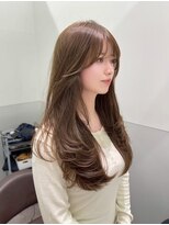 パルス ヨコハマ(PULSE yokohama)&nbsp;ヘーゼルベージュレイヤーカットワンカール顔周りカット