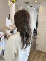 ジュエ ヘアー デザイン(Jue hair design)&nbsp;アッシュグレージュ/ワンカラー/イルミナカラー/20代/知立