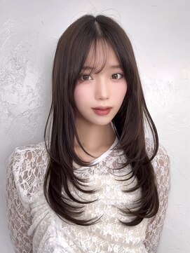 レイリー 原宿 表参道(Rayreee) 中顔面短縮ロングレイヤー×シースルーバング