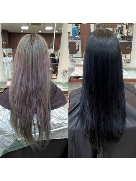 ヘア ルミナス バイ フォルテ(HAIR LUMINAS by FORTE) 就活カラー/暗髪艶カラー/髪質改善