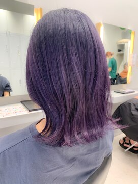 フィゼル 南堀江店(fizelle) パープルカラー