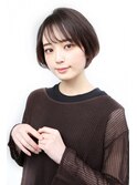 ショートボブ/20代/30代/40代/ワンカール/くびれヘア/小顔