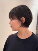 ナチュラル前下がりショート