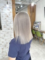 ルートヘアー(Root Hair)&nbsp;ブリーチ/ホワイトベージュ/ダブルカラー