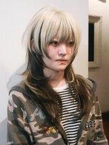 ブロック ジャポン(bloc japon)&nbsp;ロングウルフレイヤーカット デザインカラー/奈良伶華