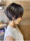 ショート　ボブ　ウルフ　ブリーチ　レイヤーカット森田【二条】
