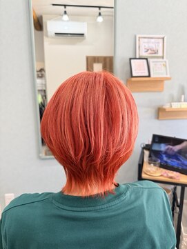 フワフワ(fwfw) オレンジカラー×ウルフ