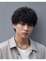 メンズリュール 心斎橋(Men's Lueur.) サーフカール ツイストスパイラル ツイスパ ラウンドマッシュ