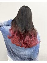 フローラバイシエスタ 池袋(Flora by siesta)&nbsp;ピンクレッドグラデーション