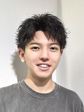 オーシャントーキョー 原宿(OCEAN TOKYO) メンズショートパーマ短髪ツーブロック刈り上げ