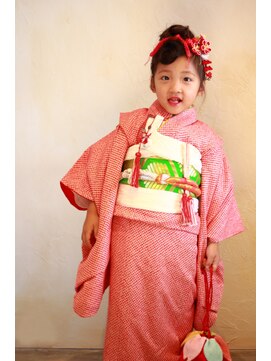 アプラススタイル(A+ STYLE) 七五三参り（３歳）ヘアセット&着付け