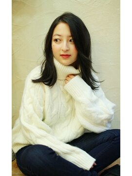 トヌコア ルア 下北沢店(TONUKOA RUA) 【TonukoaRua】切りっぱなし感☆大人女子のナチュラルな外巻き☆