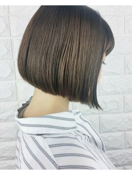 モードクラウド(MODE CLOUD hair design) マットカラーでミニマムボブ☆