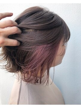 トリート 南行徳本店(TREAT) インナーパールピンク×デザインカラー