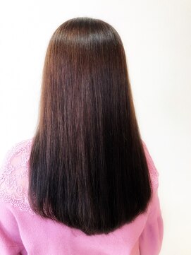 ヘアーフェイスカラーバー(hair face COLORBAR) 私の髪は自然な地毛のストレートです感の施術・カット込