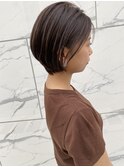 ナチュラルガーリーショートボブ