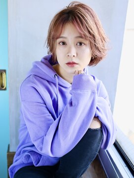 バース(BIRTH) 天神【BIRTH】大人ボブ×オレンジベージュ 2