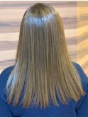 艶感アッシュ★スタイリング楽♪煌き美髪☆ナチュラルストレート