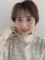 エクリ シセイドウ 麻布十番店(equri×SHISEIDO)&nbsp;【麻布十番】シースルーバングにハイライトのマッシュショート