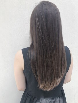 モルニ(MORNI) マロンベージュ_マロンベージュ Aラインボブ かきあげ