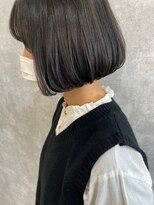 ランガリ ヘアアンドスパ(Rangali Hair&Spa) 【別府美容室　ランガリ】黒髪ボブ、毛先重めボブ