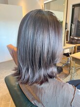 ヘアサロン ナンバースリー(HAIR SALON No3) ダブルカラーで透明感のある色