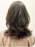 20代30代40代ストレートミルフィーユカラー寒色系透明感美肌