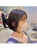 乾かすだけでまとまる、コンパクトボブ style by平瀬