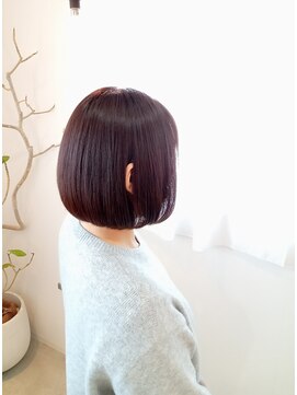 キクロス(kicros) "丸み"を重視したボブ！深みパープル【キクロスTAKUYA】