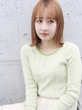 バース(BIRTH) 天神【BIRTH】外ハネカールミディ×ショコラベージュ　3