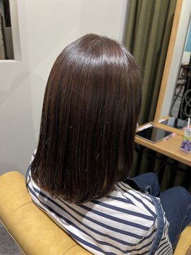 ムーン(moon) #美髪のススメ#ネビージュ#大人かわいいヘア#こなれミディ