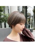 マッシュショート×ショコラアッシュ×20.30代ショート